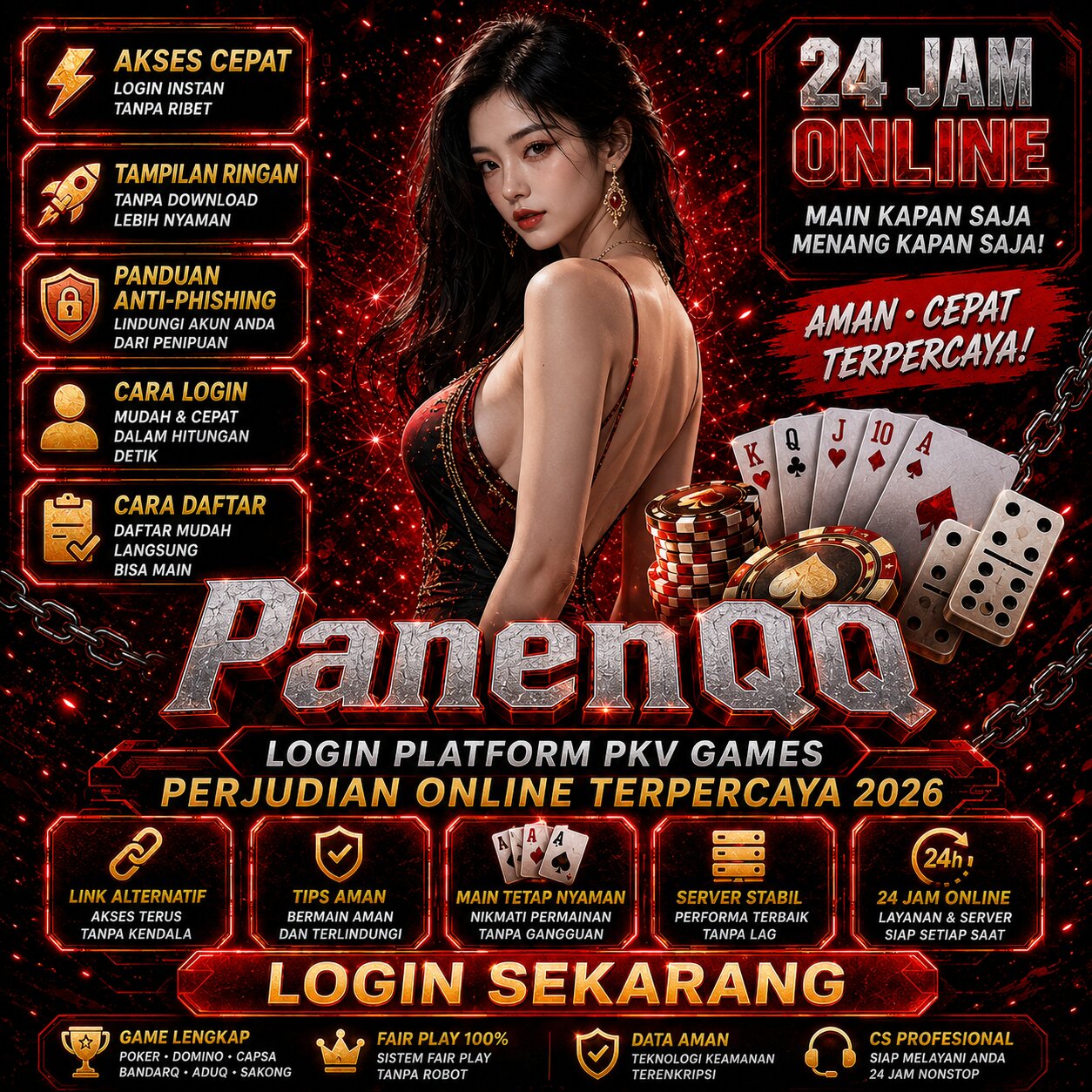 PanenQQ: Login Platform PKV Games Perjudian Online Terpercaya 2026